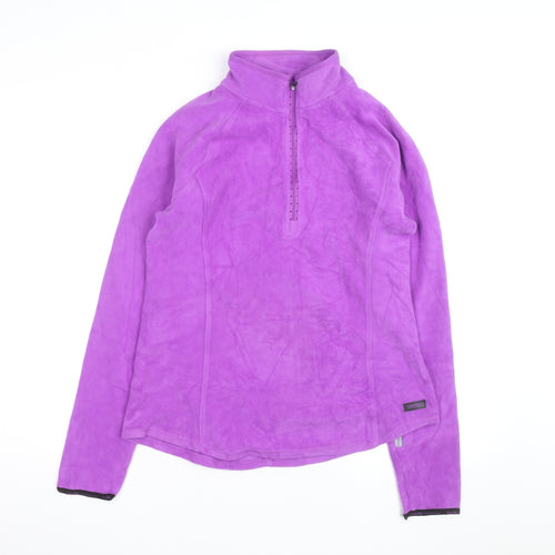Calvin Klein Performance Women's Purple Fleece Pullover Sweatshirt L