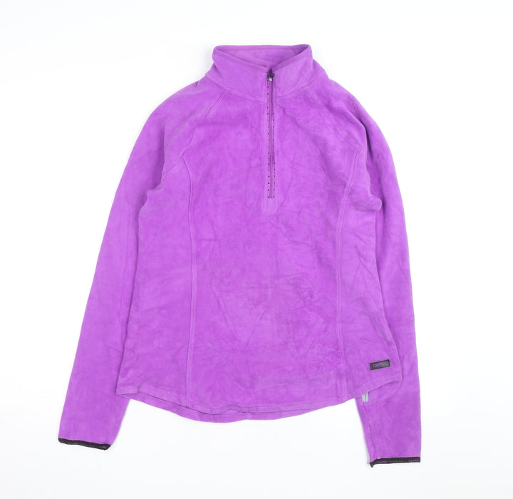 Calvin Klein Performance Women's Purple Fleece Pullover Sweatshirt L