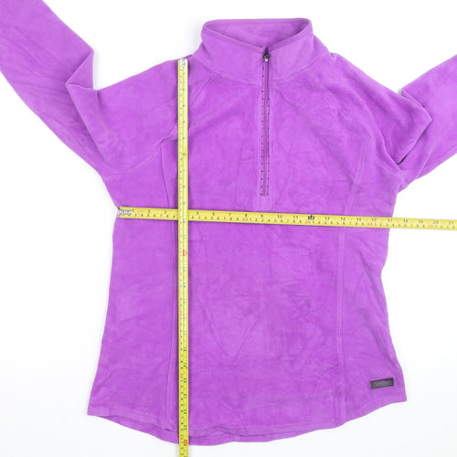 Calvin Klein Performance Women's Purple Fleece Pullover Sweatshirt L