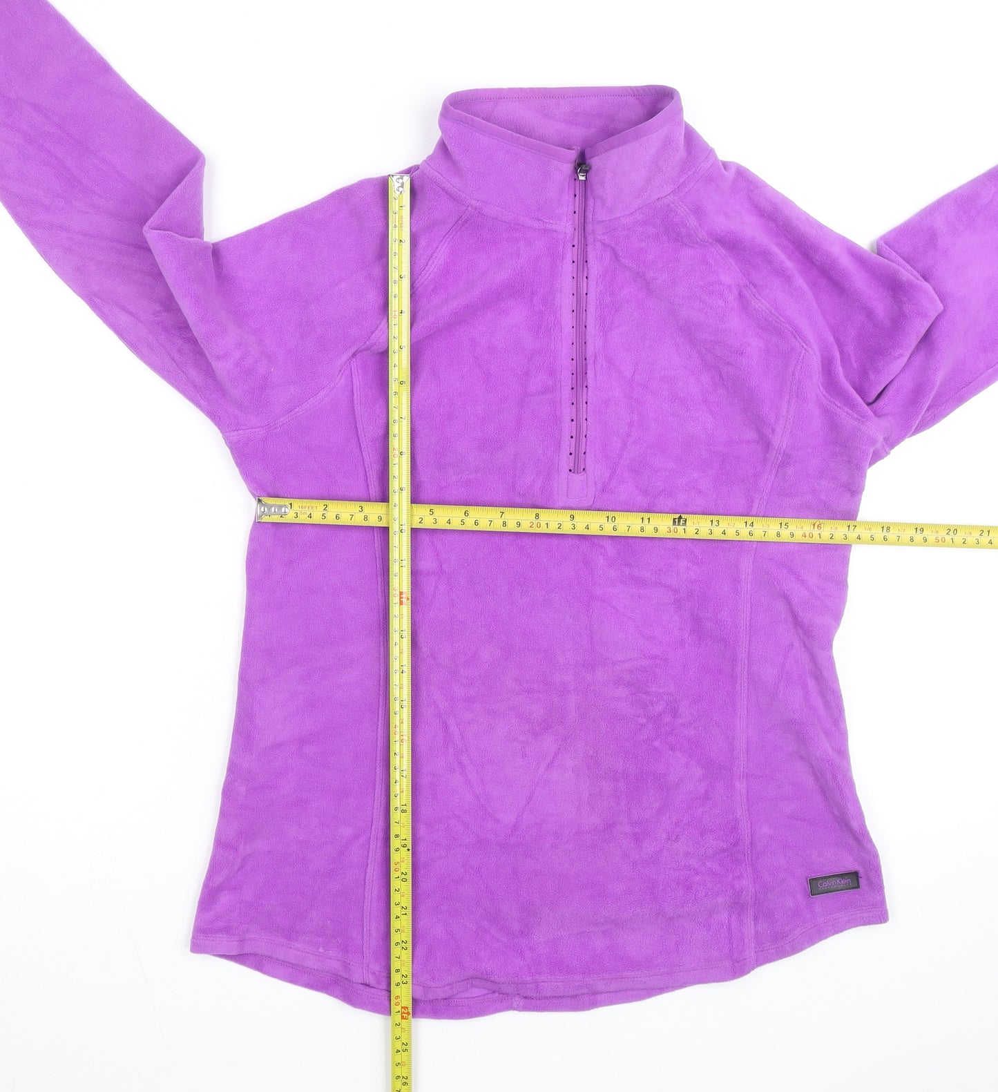 Calvin Klein Performance Women's Purple Fleece Pullover Sweatshirt L