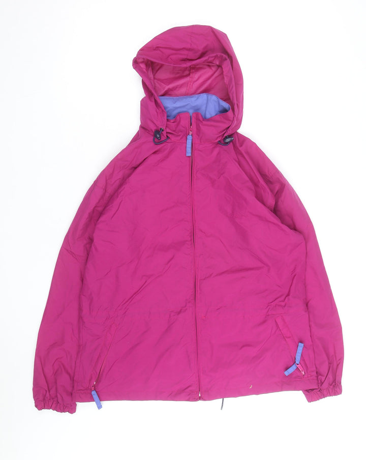 L.L. Bean Women's Pink Hooded Water Resistant Jacket Size S