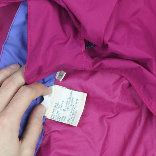 L.L. Bean Women's Pink Hooded Water Resistant Jacket Size S