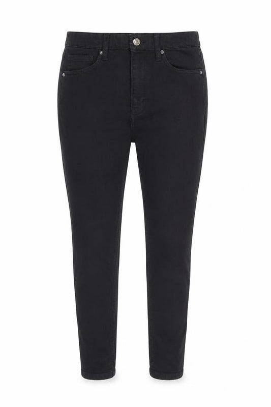 Topshop Women's Black Skinny Jeans Size 10 High Rise Stretch Denim