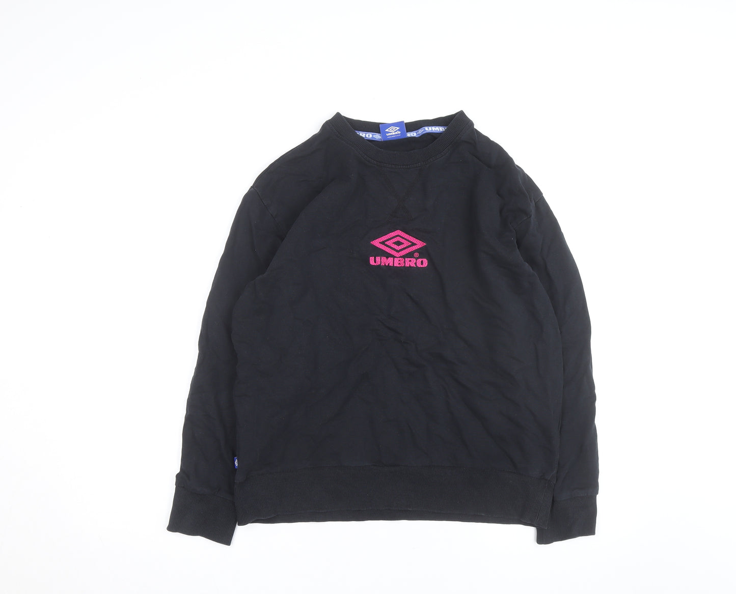 Umbro Men's Black Crew Neck Pullover Sweatshirt Size L