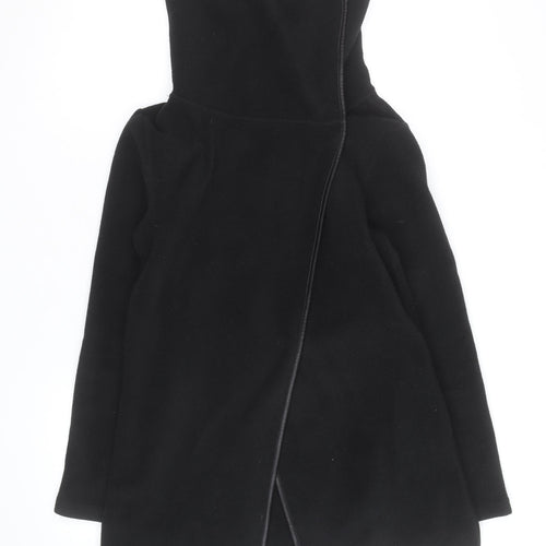 Barrage Women's Black Fleece Mid-Length Coat Size S