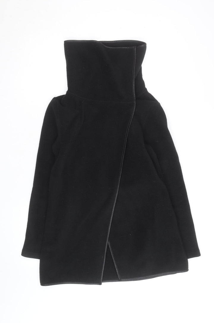 Barrage Women's Black Fleece Mid-Length Coat Size S