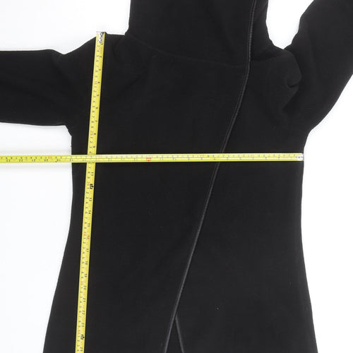 Barrage Women's Black Fleece Mid-Length Coat Size S