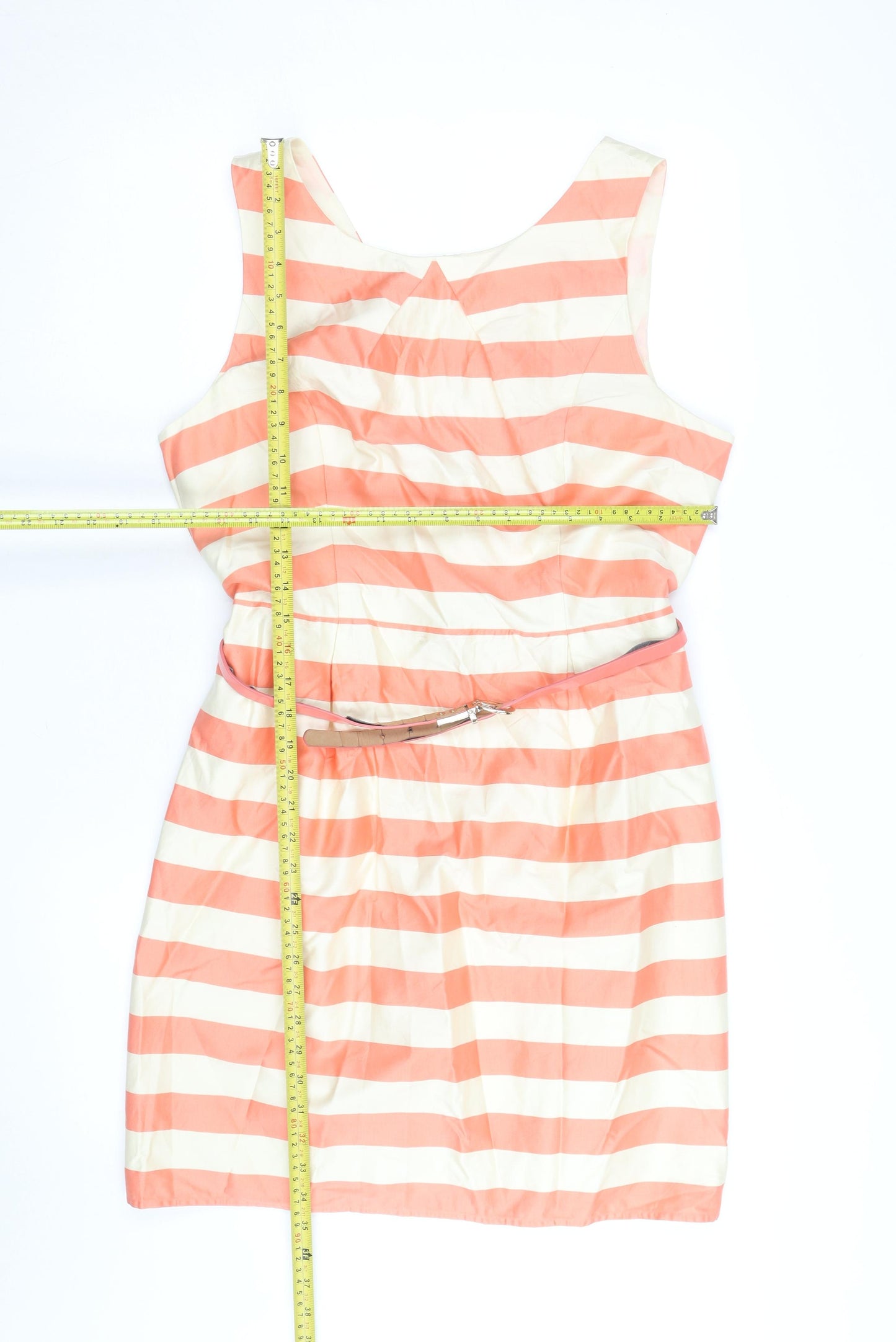 Oasis Women’s Multicoloured Size 16 Sleeveless Striped Shift Dress