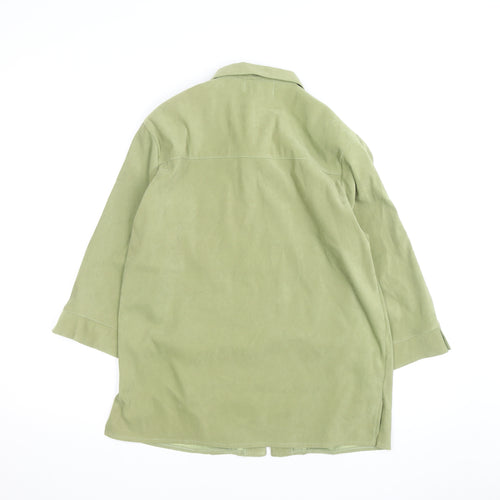 Mattex Line Women’s Green L Full Zip Mid-Length Casual Jacket