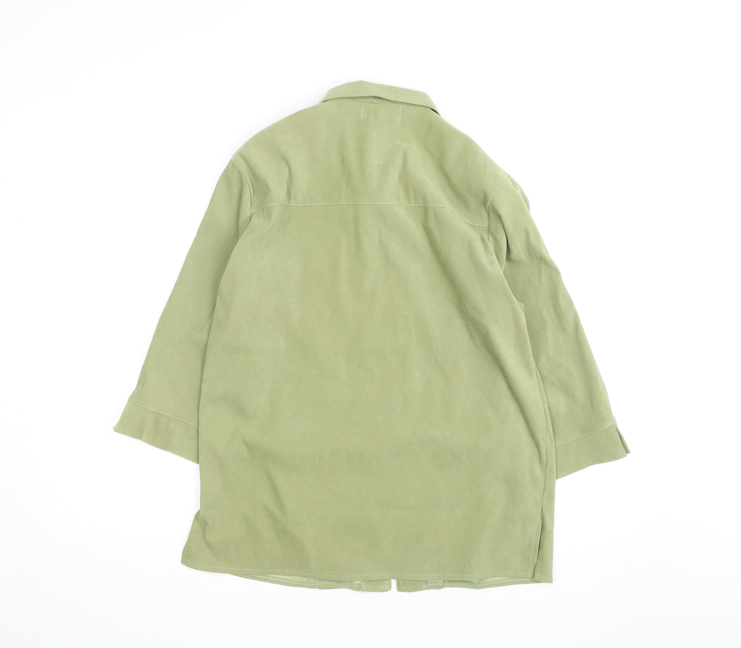 Mattex Line Women’s Green L Full Zip Mid-Length Casual Jacket