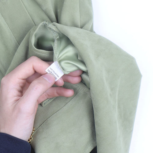 Mattex Line Women’s Green L Full Zip Mid-Length Casual Jacket