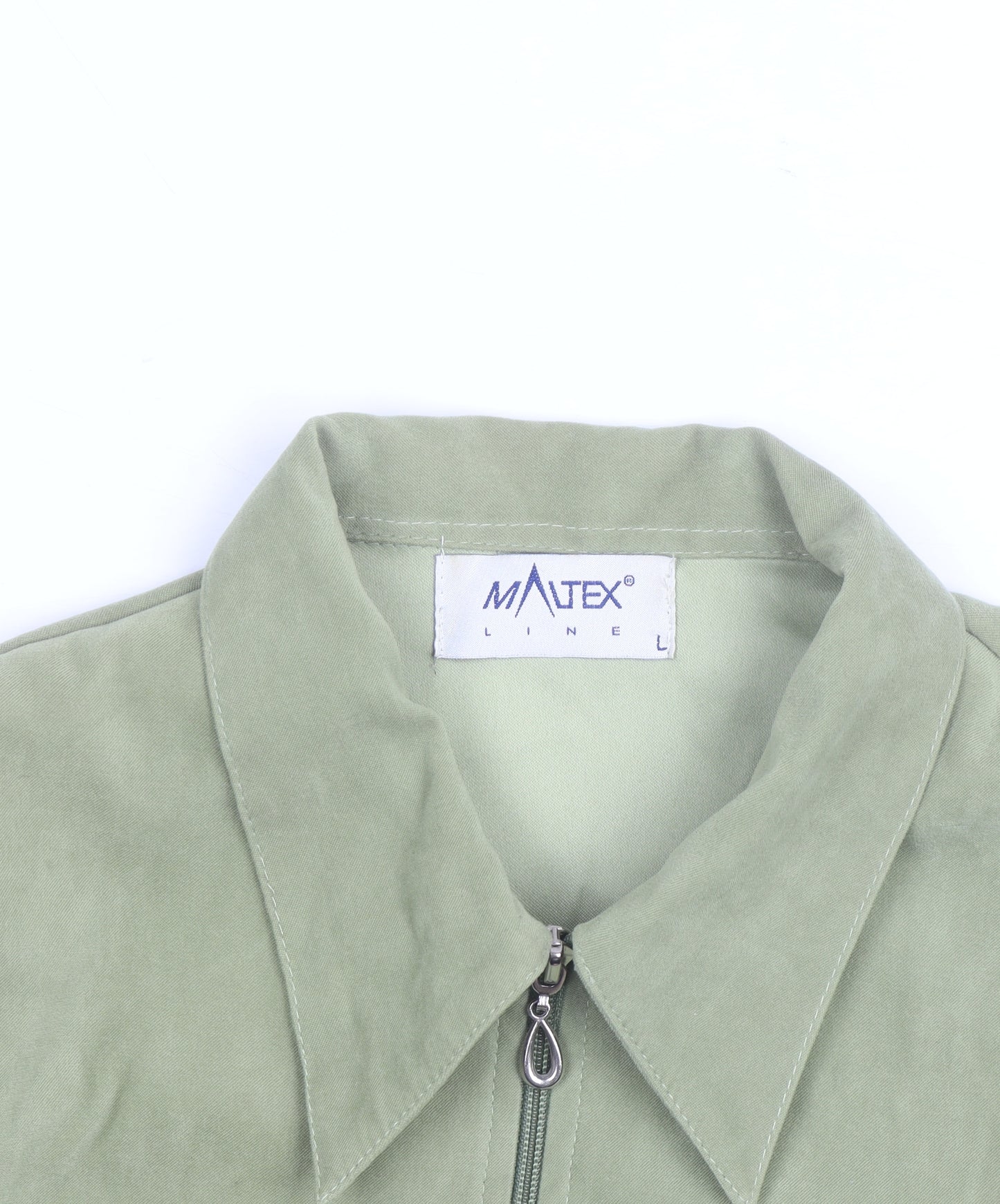Mattex Line Women’s Green L Full Zip Mid-Length Casual Jacket