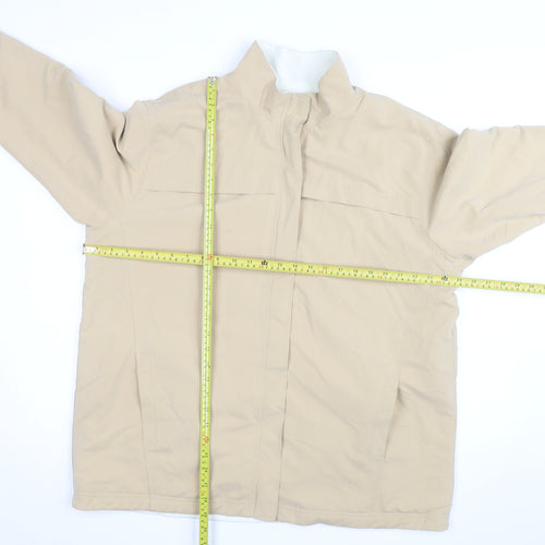 Marks and Spencer Womens Beige Water Resistant Mid-Length Jacket UK 18