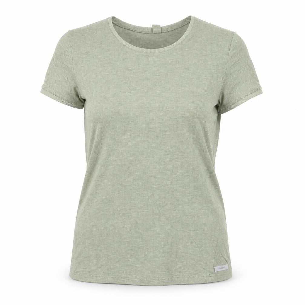 Decathlon Women's Green Regular Fit Short Sleeve T-Shirt Size 12