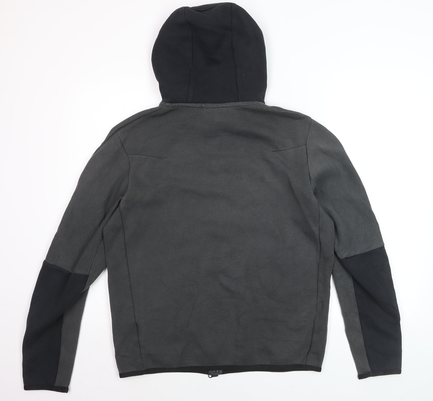 Nike Men's Grey Full Zip Hoodie M Sports Fleece Jacket