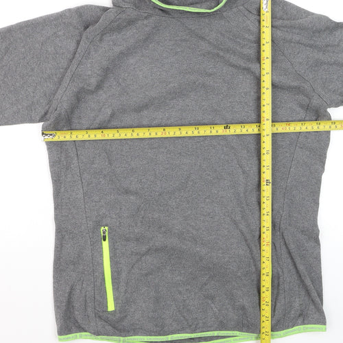 Energetics Men’s Grey Pullover Hoodie M Lightweight Sportswear