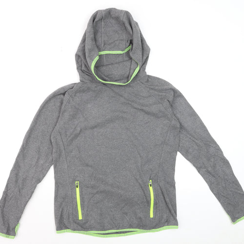 Energetics Men’s Grey Pullover Hoodie M Lightweight Sportswear