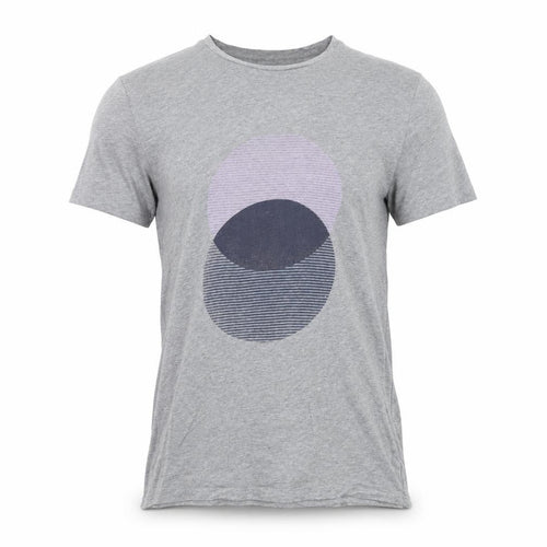 Kin by John Lewis Men's Grey Graphic Cotton T-Shirt Size S