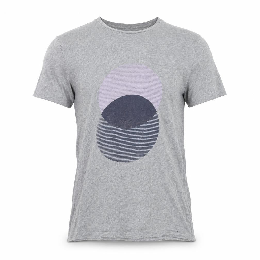 Kin by John Lewis Men's Grey Graphic Cotton T-Shirt Size S
