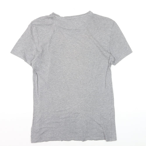 Kin by John Lewis Men's Grey Graphic Cotton T-Shirt Size S
