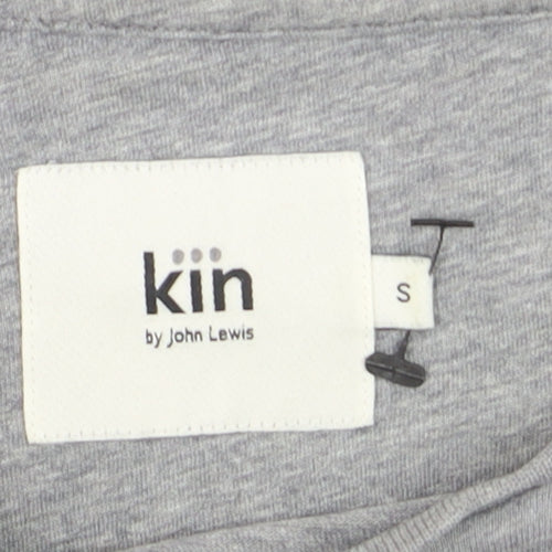 Kin by John Lewis Men's Grey Graphic Cotton T-Shirt Size S