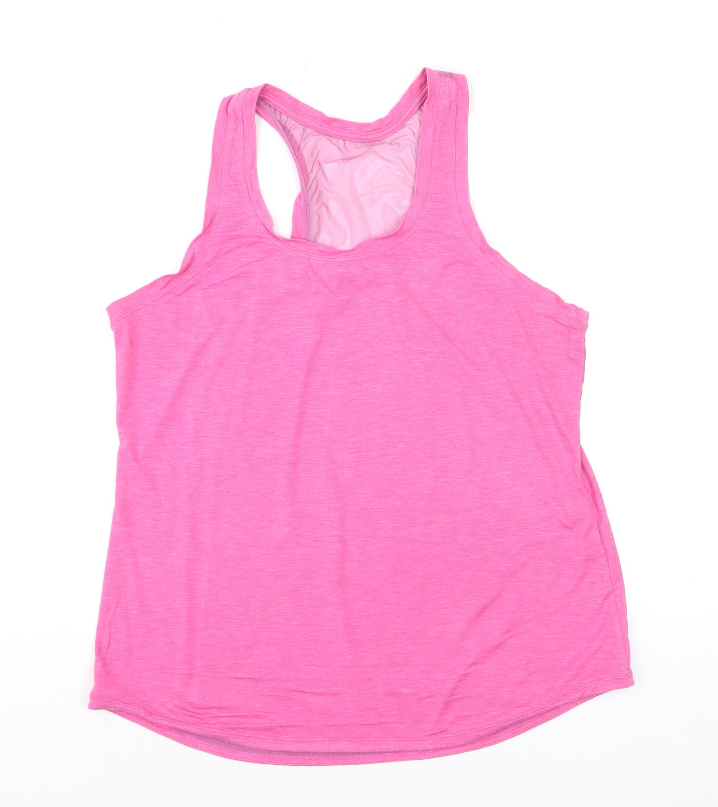 Athletic Works Women's Pink Racerback Tank Top M Lightweight Sportswear