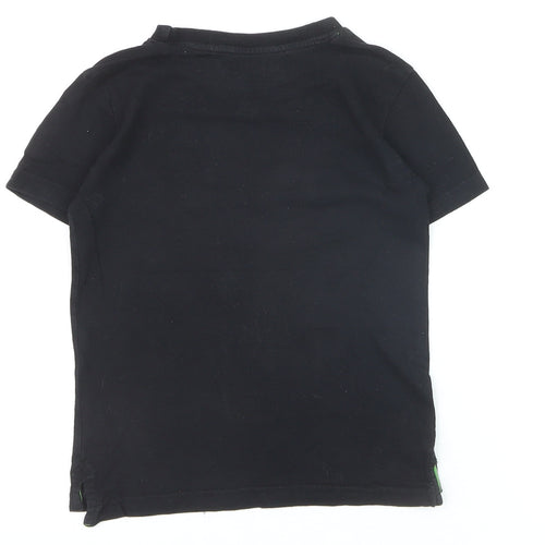 JINX Minecraft Boys Black Cotton Graphic T-Shirt 4-5 Years