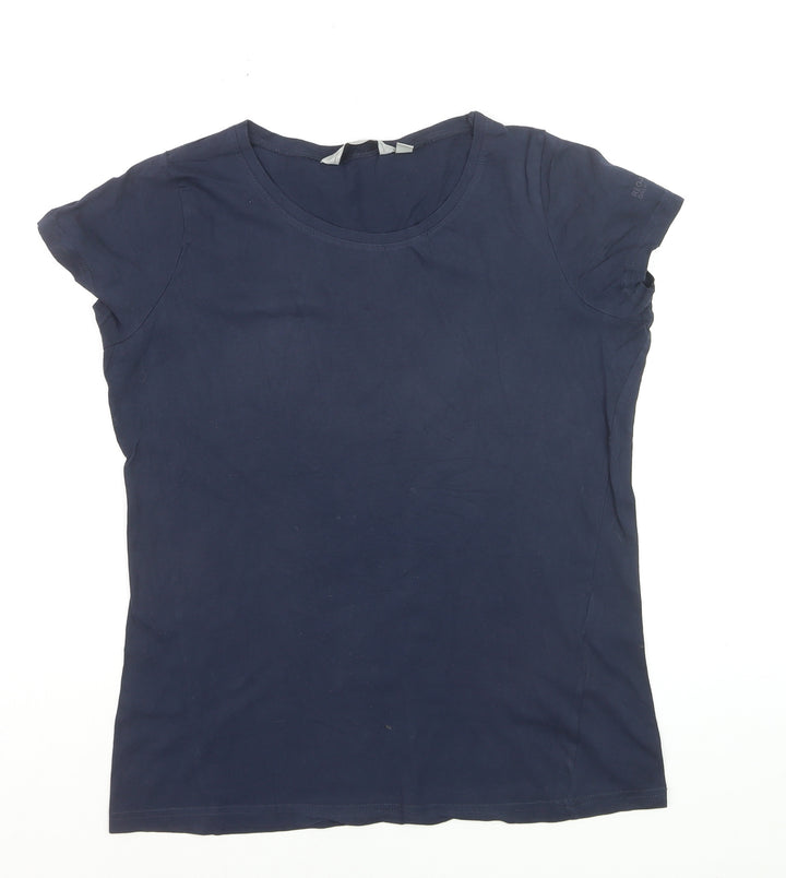 Regatta Women’s Blue Cotton Short Sleeve Basic T-Shirt UK 14