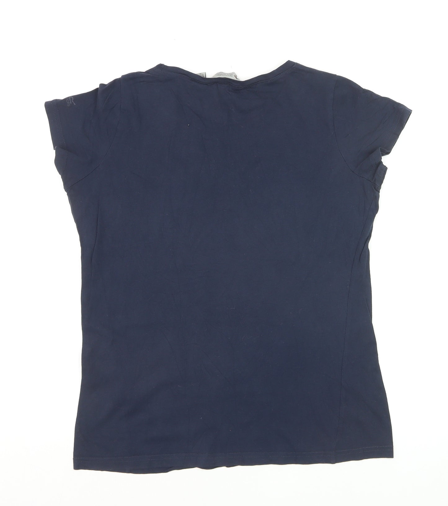 Regatta Women’s Blue Cotton Short Sleeve Basic T-Shirt UK 14