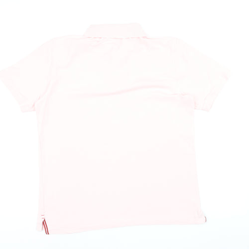Boast Men's Pink Pima Cotton Polo Shirt Size L Classic Fit