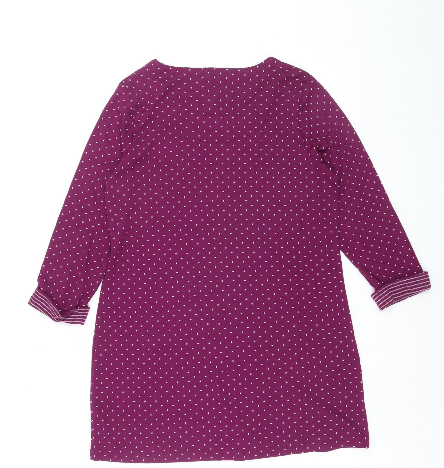 Love Leisure Women’s Purple Polka Dot Shift Dress Size 16