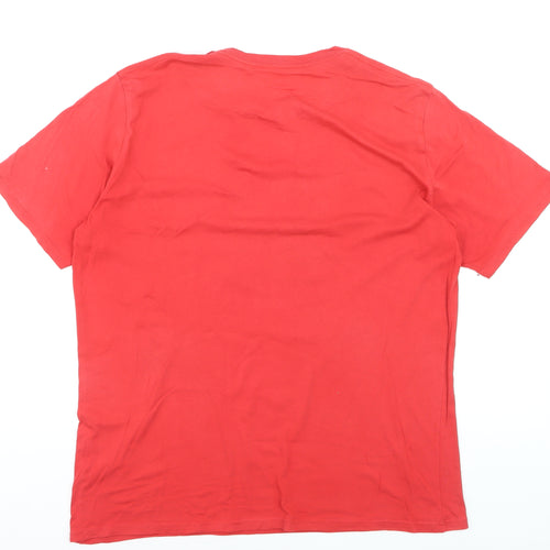 Under Armour Men's Red XL HeatGear Sports T-Shirt Loose Fit
