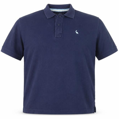 Cherokee Men’s Blue Cotton Polo Shirt XL Beach Logo