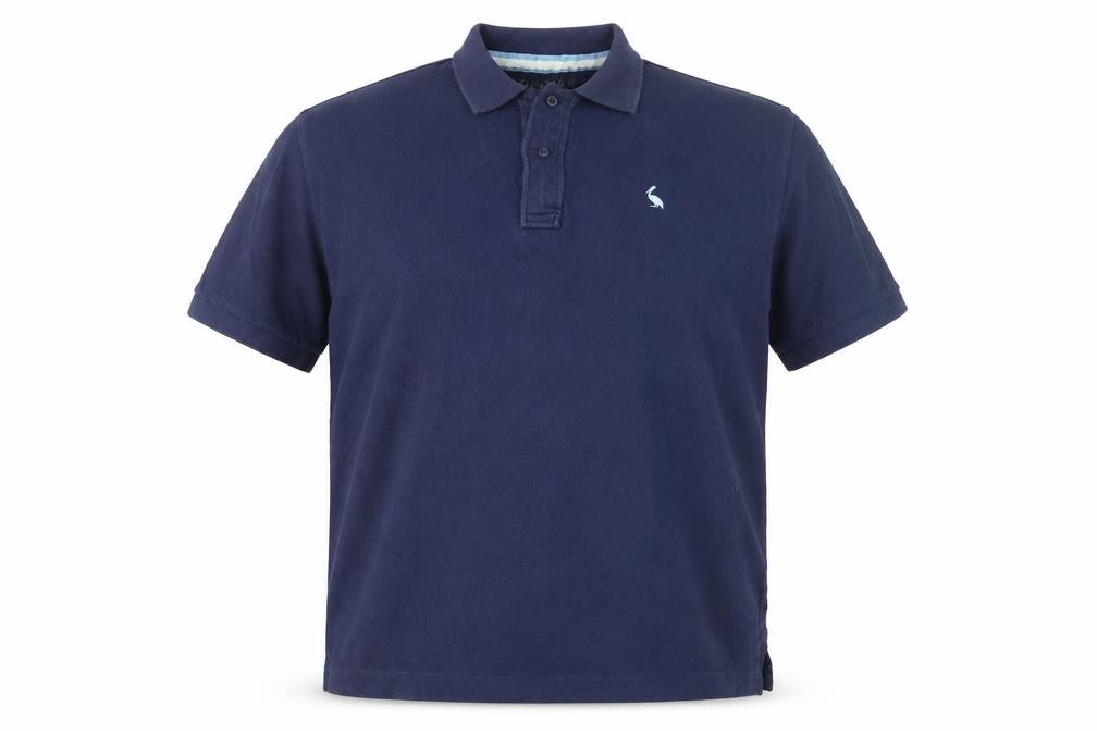 Cherokee Men’s Blue Cotton Polo Shirt XL Beach Logo