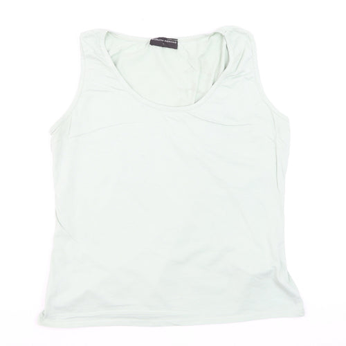 Dorothy Perkins Women’s Light Green Basic Cotton Tank Top L