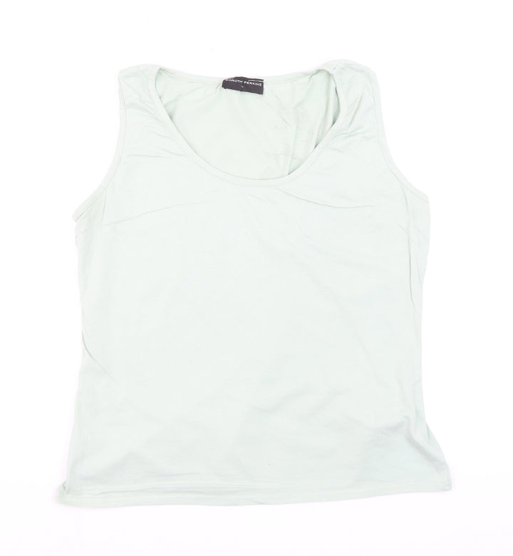 Dorothy Perkins Women’s Light Green Basic Cotton Tank Top L