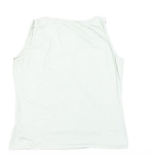 Dorothy Perkins Women’s Light Green Basic Cotton Tank Top L