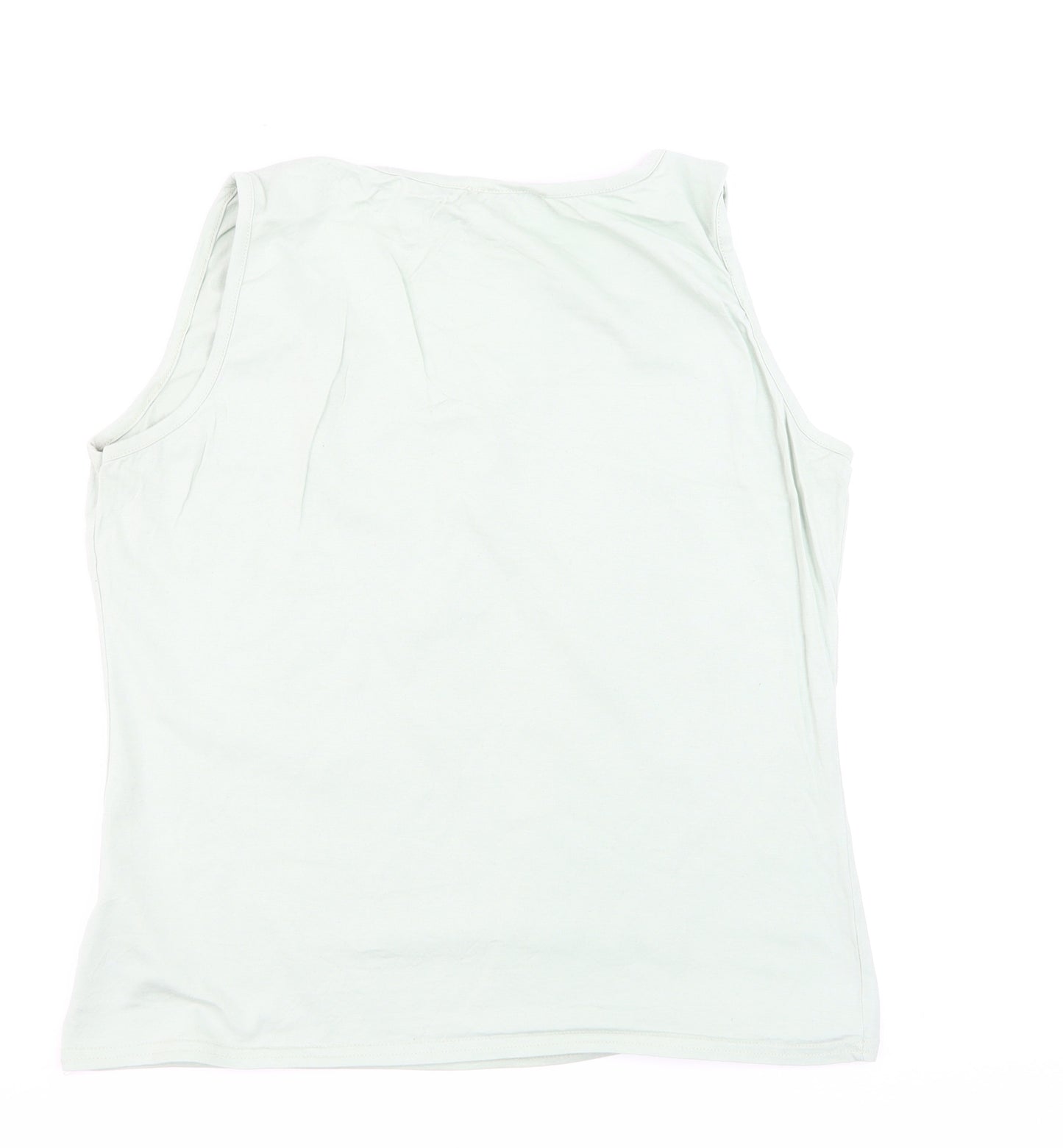 Dorothy Perkins Women’s Light Green Basic Cotton Tank Top L