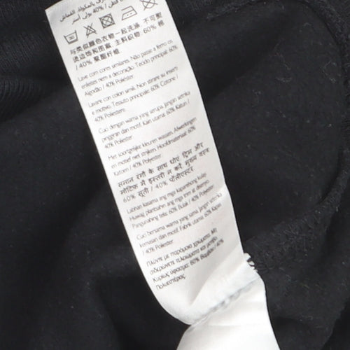 Jack Wills Women's Black Size 8 Crew Neck Sweatshirt