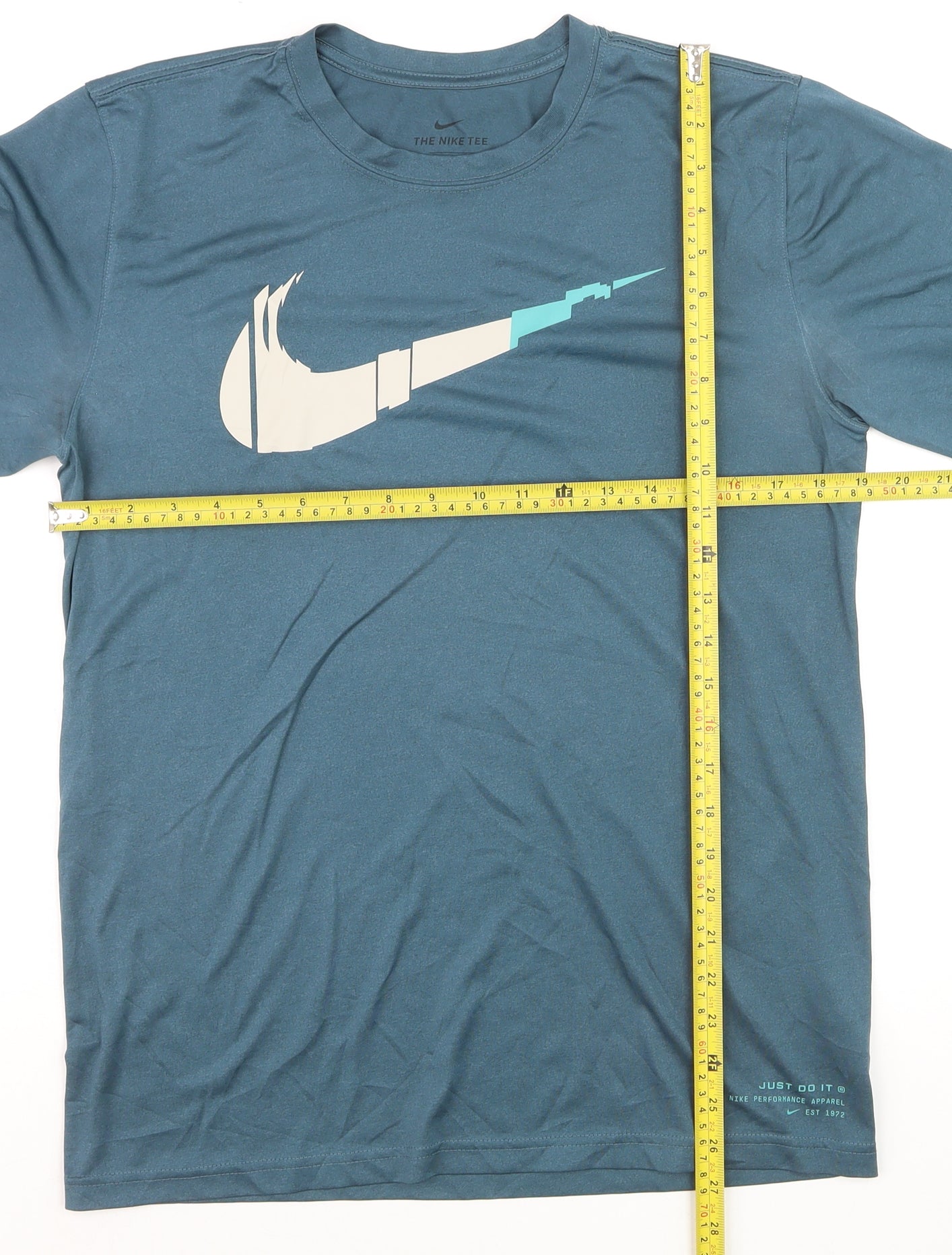 Nike Mens Blue Dri-Fit Sports Graphic T-Shirt Size M