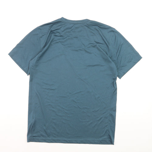 Nike Mens Blue Dri-Fit Sports Graphic T-Shirt Size M