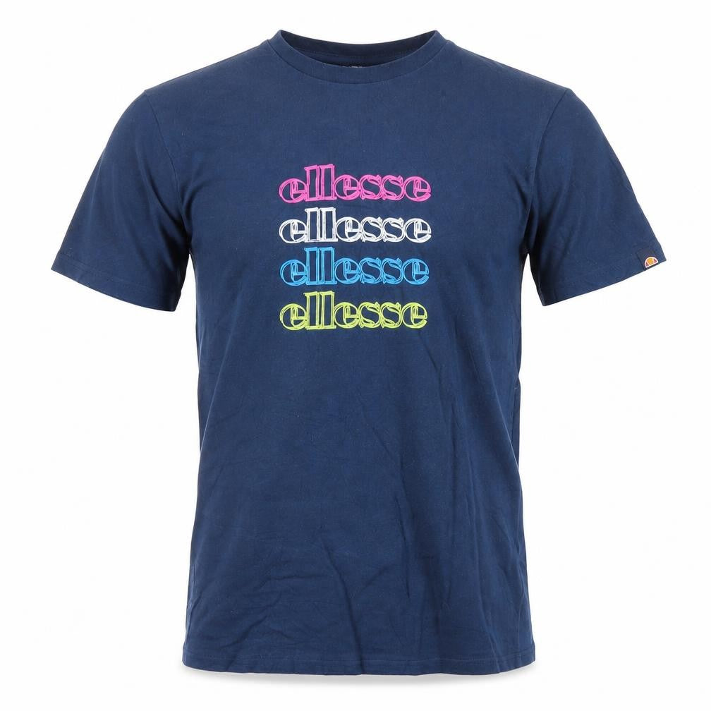 Ellesse Men's Blue XS Logo Graphic Cotton T-Shirt