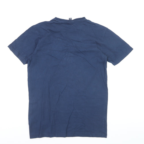Ellesse Men's Blue XS Logo Graphic Cotton T-Shirt