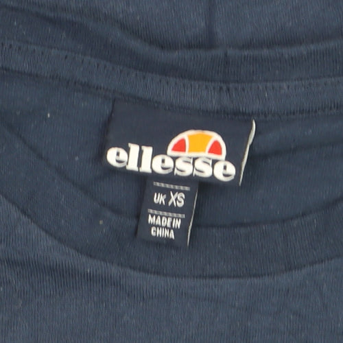 Ellesse Men's Blue XS Logo Graphic Cotton T-Shirt
