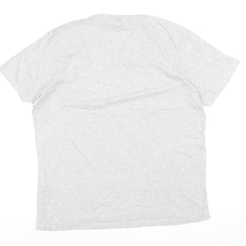 Ben Sherman Men's Grey Mod Target Graphic T-Shirt Size L