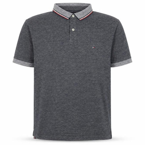 Tommy Hilfiger Men's Grey Regular Fit Short Sleeve Polo XXL