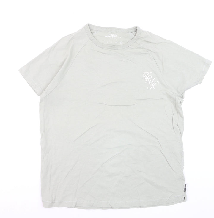 French Connection Men’s Grey Crew Neck Short Sleeve T-Shirt XXL