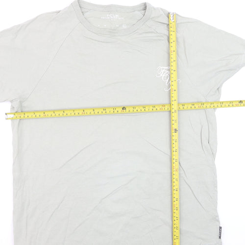 French Connection Men’s Grey Crew Neck Short Sleeve T-Shirt XXL