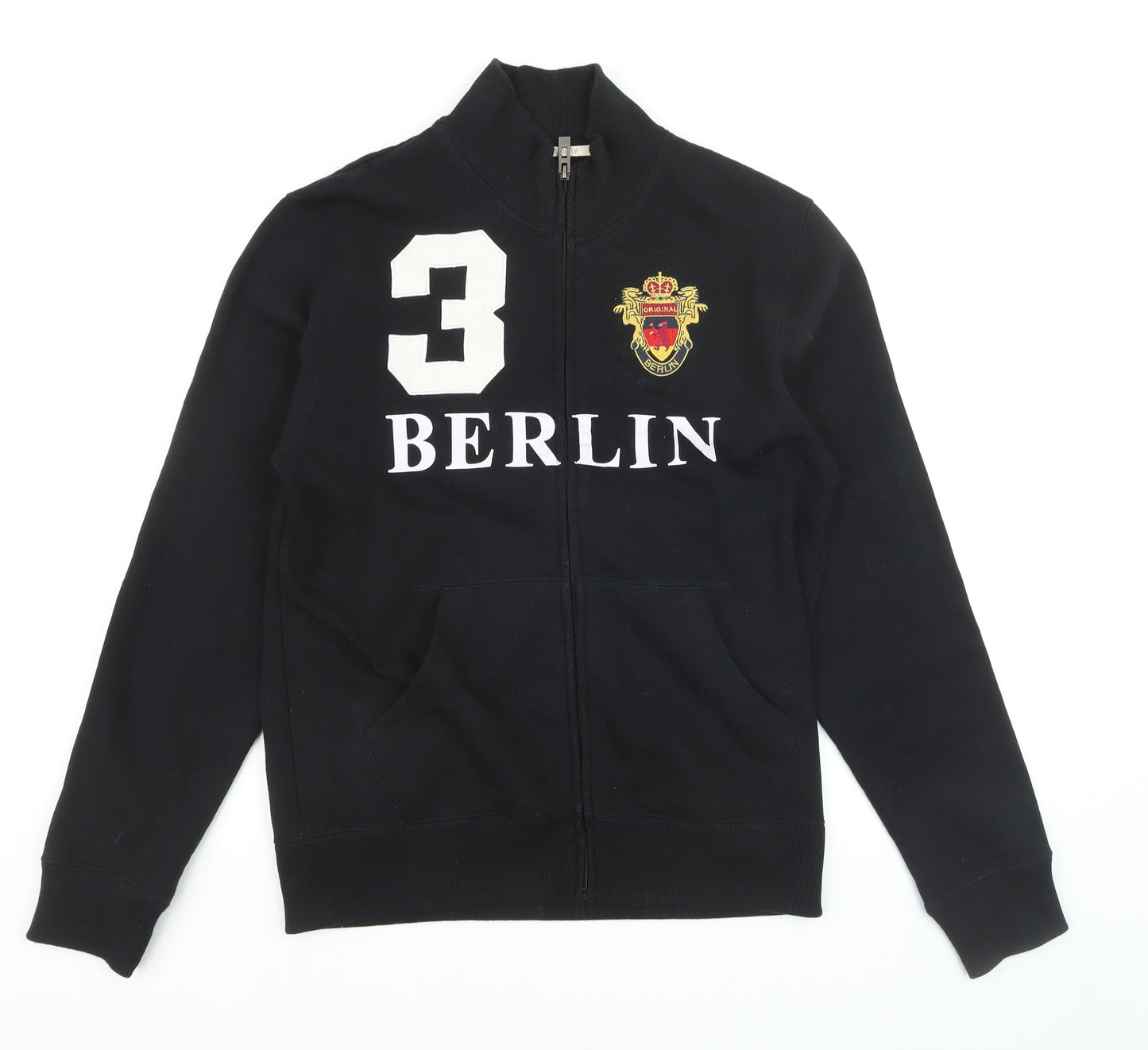 Robin Ruth Men's Black Full Zip Berlin Sweatshirt Size M