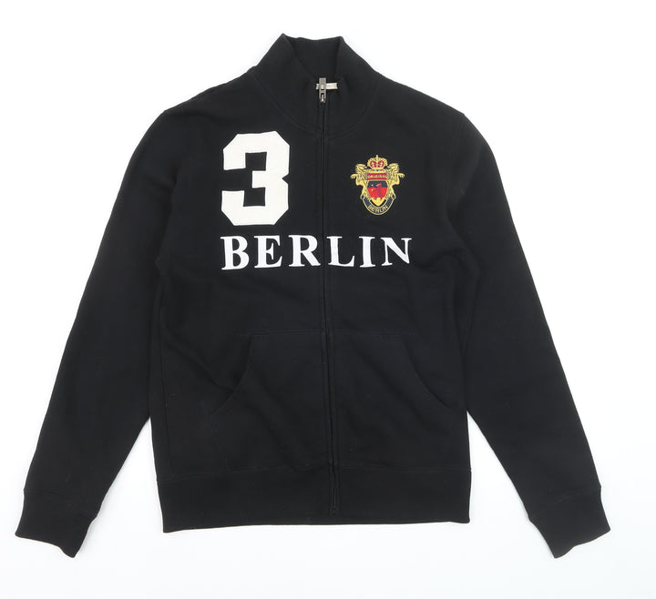 Robin Ruth Men's Black Full Zip Berlin Sweatshirt Size M